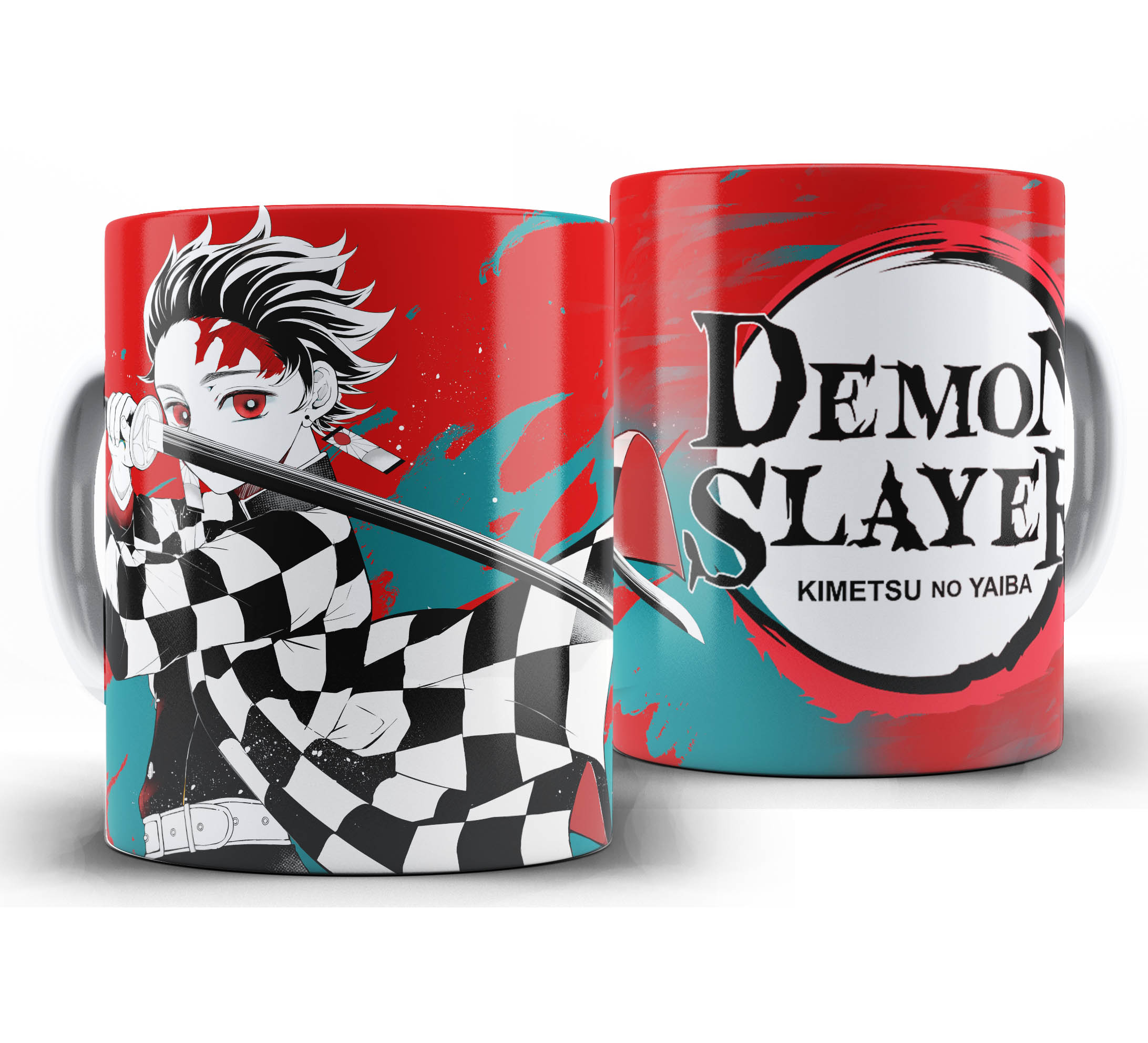 Caneca Anime - Demon Slayer Kimetsu no Yaiba W36 - Tanjiro Kamado